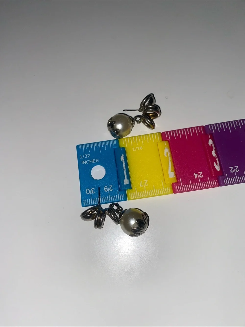 Classic Pearl Drop Earrings - Silver-Tone